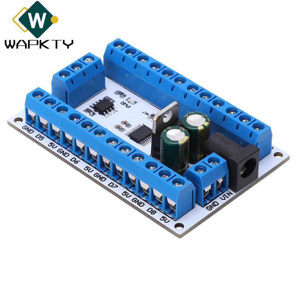 Bảng WAPKTY R4DCB08, Mô-đun cảm biến RS485 8 kênh DC6-24V DS18B20, Mô-đun cảm biến nhiệt độ 8-13MA k