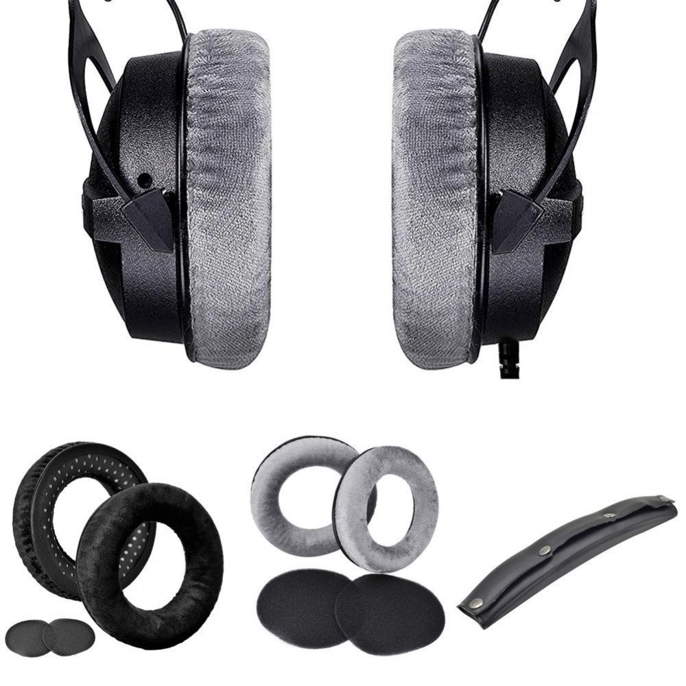Đệm Tai Nghe Nhung Mềm Băng Đô Cho Beyerdynamic DT770 DT770 PRO DT880 DT990 Tai Nghe Thay Thế Miếng 