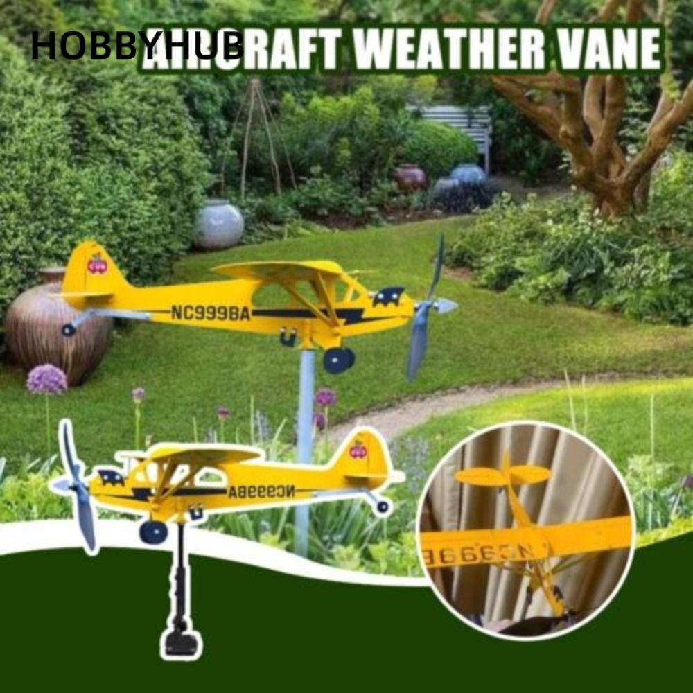 HOBBYHUB Weather Vane Creative Pipe Wind Direction Compass