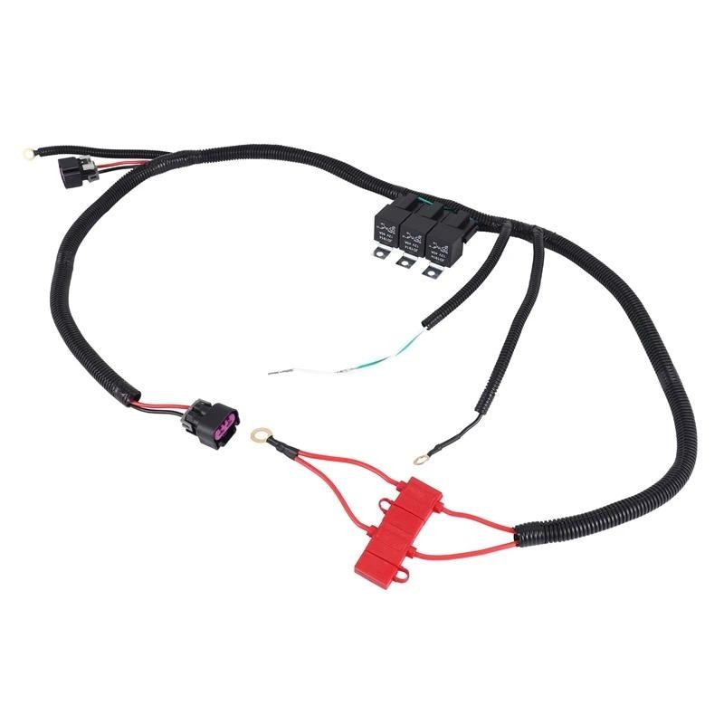 7L5533A226T Quạt Điện Kép Nâng Cấp ECU Điều Khiển Dây Dây Cho Chevy Avalanche 1500 2500 2002-2006