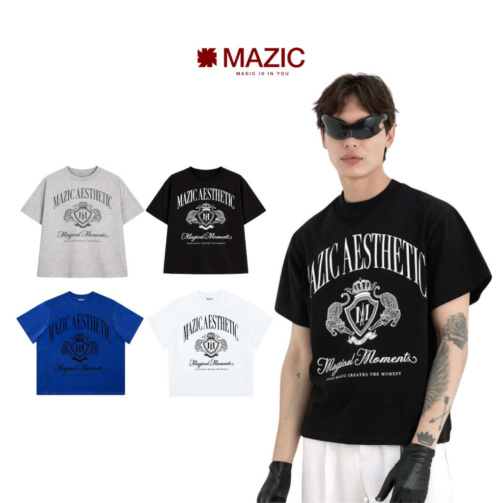 AT07 - "MAZIC" ÁO THUN AESTHETIC CLASSY FORM BOXY