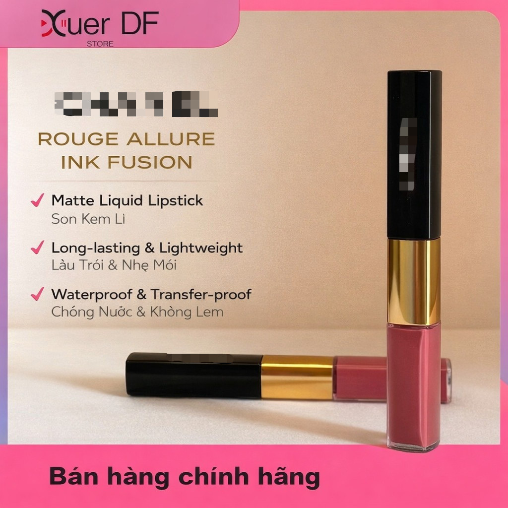 💋Son lì ℂℍ𝔸ℕ𝔼𝕃 LE ROUGE DUO ULTRA TENUE Chính Hãng Full Box/Full Size