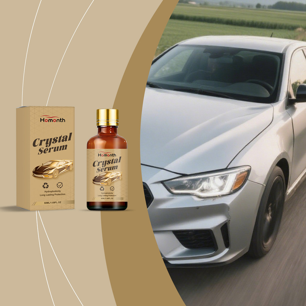 50ml Car Crystal Serum Lớp phủ kỵ nước Bảo vệ sơn lâu trôi Gloss Enhancer Auto Detailing Nano Sealan