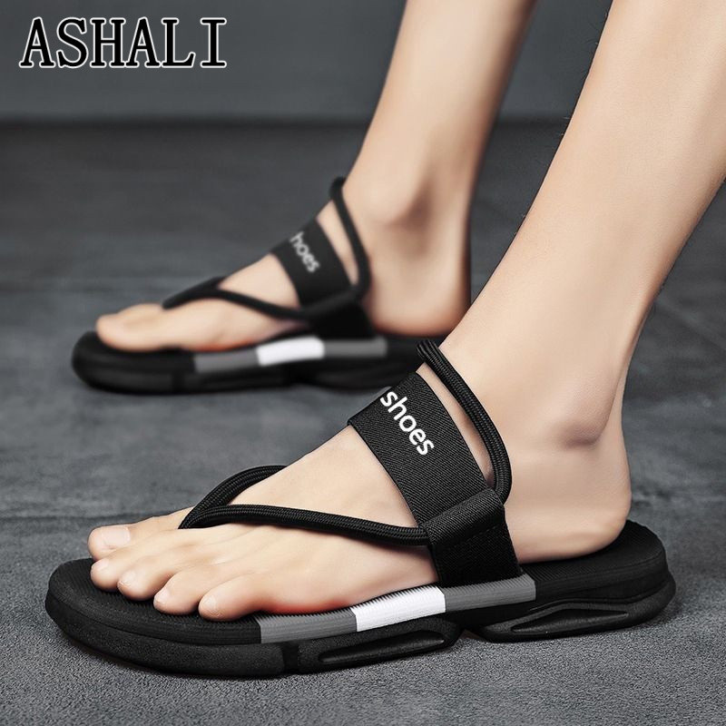 ASHALI Dép Xỏ Ngón Chống Trượt Chống Mòn Thời Trang Mùa Hè 2025 Cho Nam