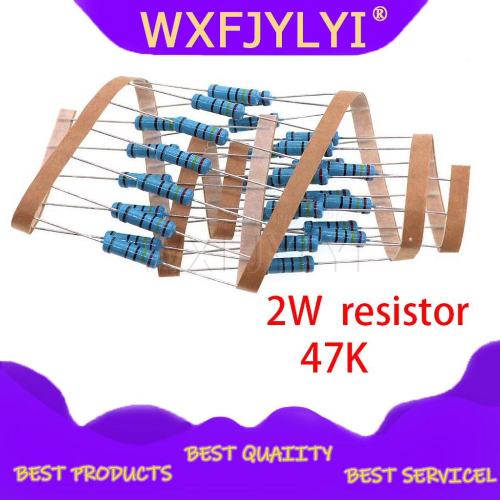 20 chiếc Điện trở màng kim loại 47K ohm 2W