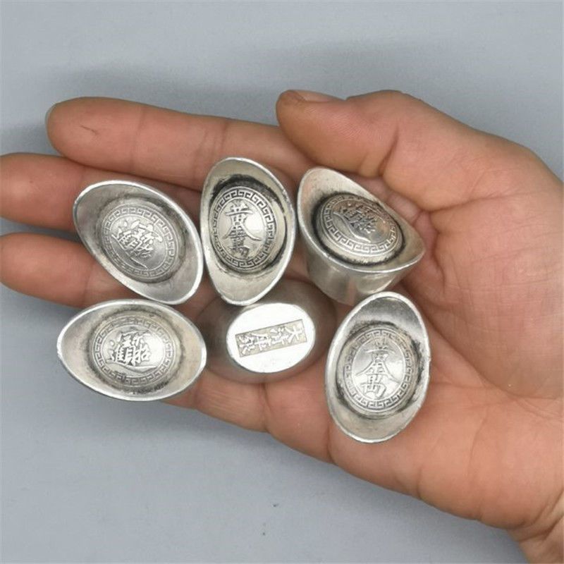 Daq Bạc Kho Báu Cũ Bạc Thỏi Bạc Dongchang Làm Cũ Bạc Đồng Xu Cũ Thỏi Bạc Vỡ Thỏi Cổ Cổ Cổ Bạc Nguyên