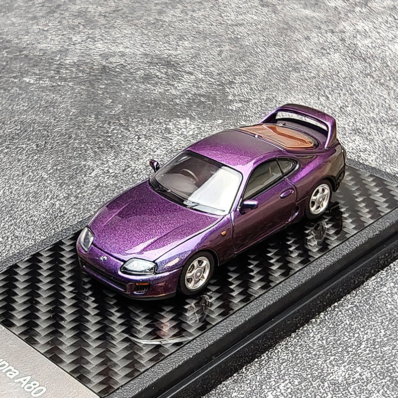 LCD 1 / 64 Toyota Mk4 A80 Supra Hợp Kim Diecast Xe Mô Hình Đồ Chơi Quà Tặng Sinh Nhật