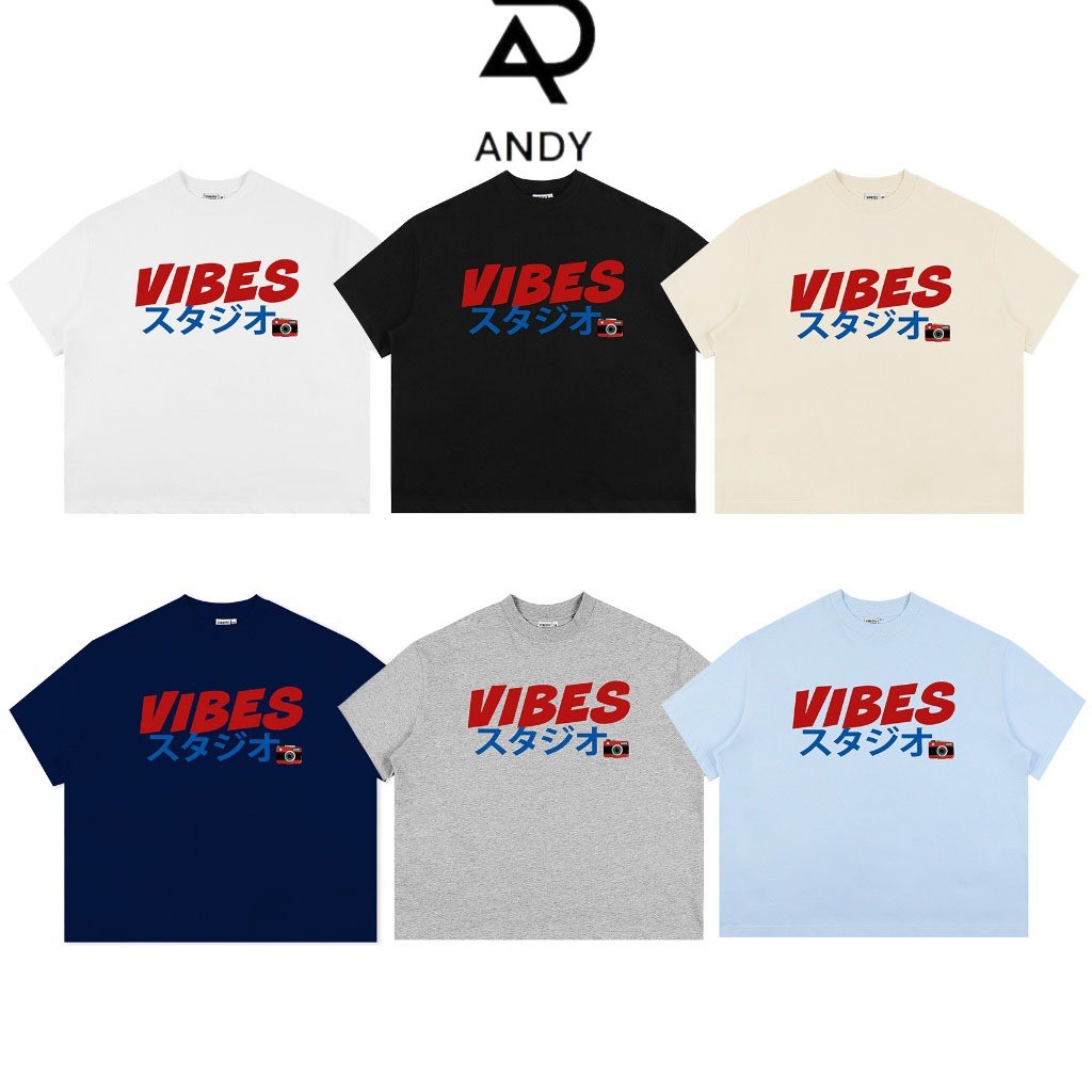 Áo Thun Local Brand VIBESTU " Vibes Japan ", Áo Thun Boxy Form Rộng Unisex by Andy shop