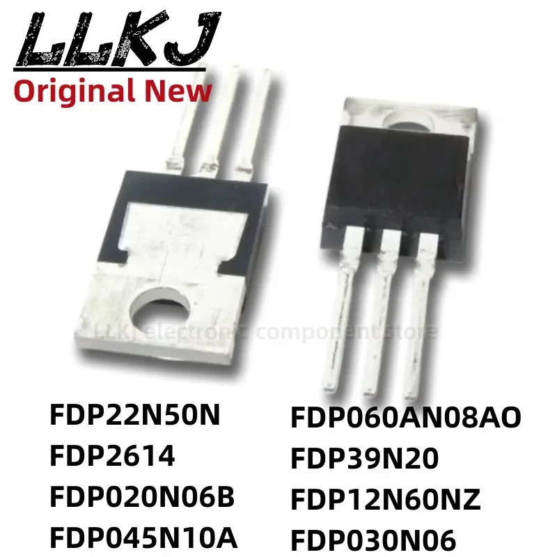 5 chiếc FDP22N50N FDP2614 FDP020N06B FDP045N10A FDP060AN08AO FDP39N20 FDP12N60NZ FDP030N06 TO-220 Hi