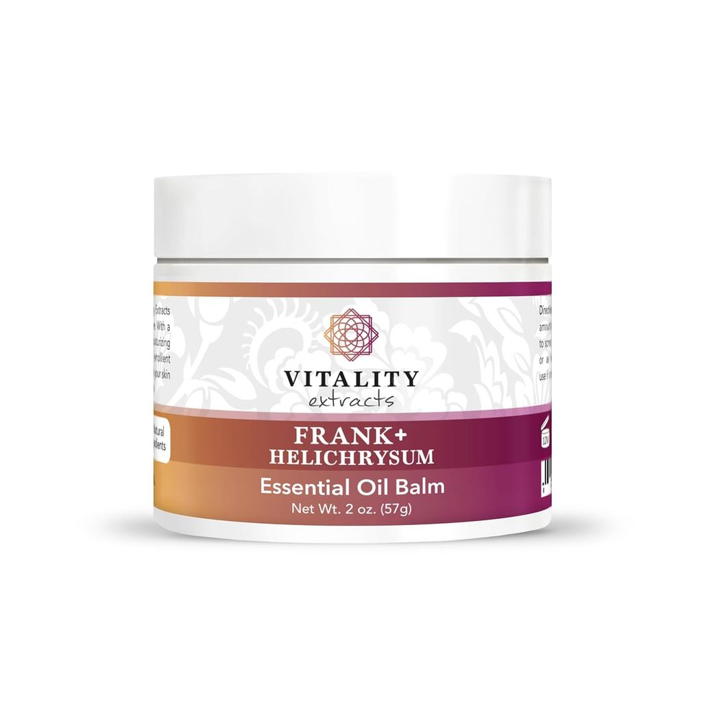 Vitality Essence Frank + Cypress Balm-2oz, Frankincense, Cypress, Cypress, Làm dịu toàn diện, Hương 