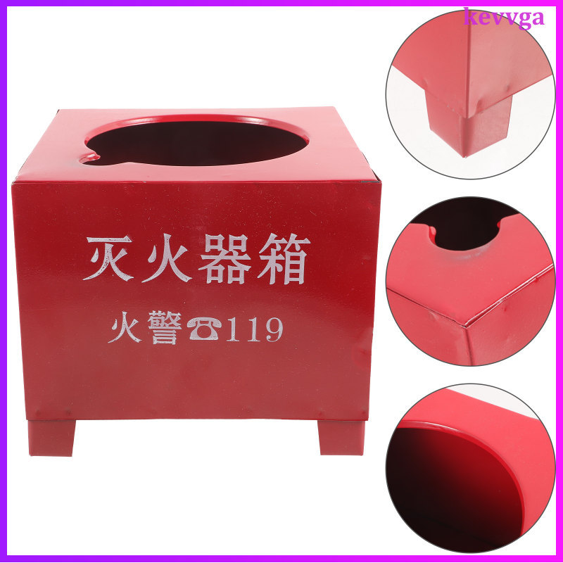 Đế bình chữa cháy sắt đỏ Giá đỡ bình chữa cháy ổn định cho bình chữa cháy 2-4Kg kevga