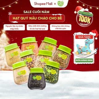  Tổng hợp hạt ăn dặm hữu cơ Mămmy loại 1 cho bé hạt đậu lăng đậu gà diêm mạch kiều mạch kê nếp yến mạch... 