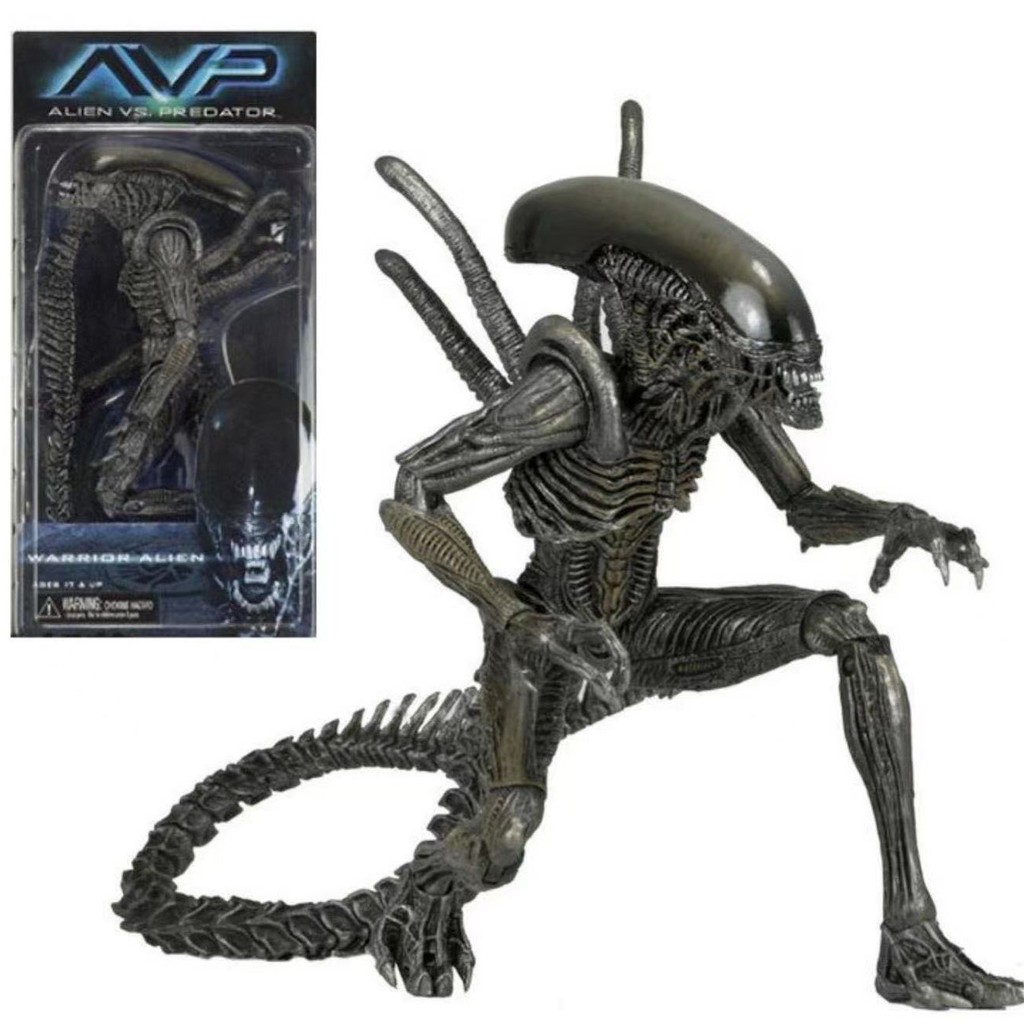 NECA Alien 7th Wave Black Alien 23cm Mô hình di chuyển