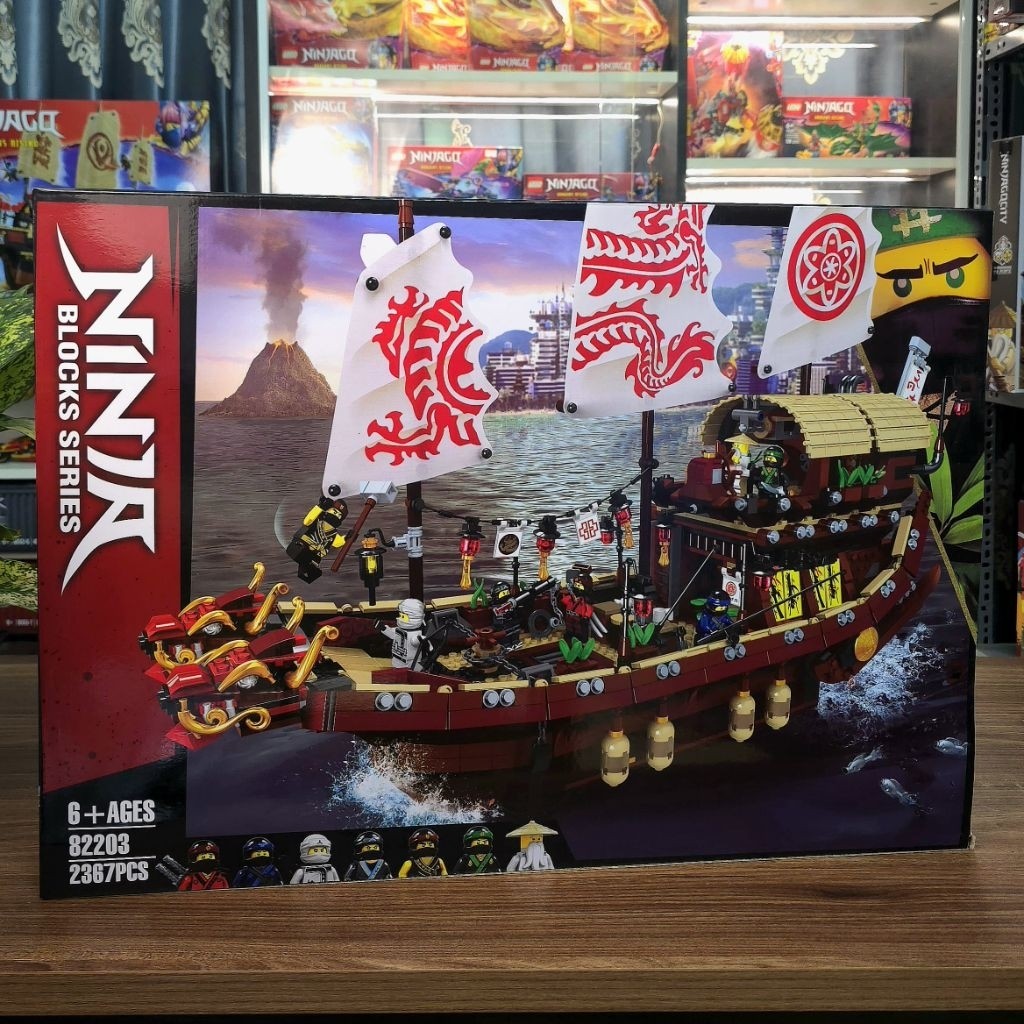 ( Giao ngẫu nhiên ) Mô hình Ninjago thuyền định mệnh Destiny´s Bounty Movie T1515