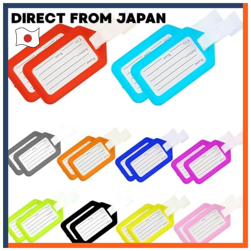fogman Name Tag Luggage Tag Suitcase Travel 10 Colors 20 Pieces Set