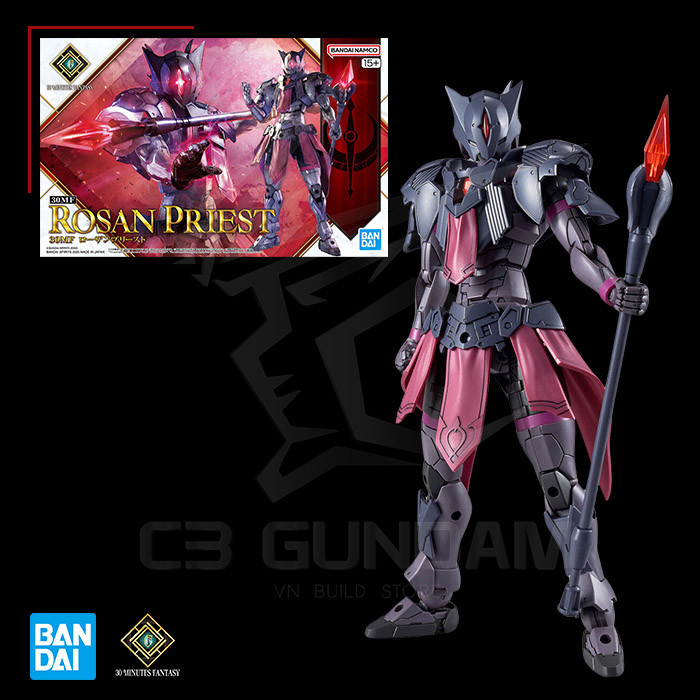 [BANDAI] MÔ HÌNH 30MF 1/144 Rosan Priest  C3 GUNDAM