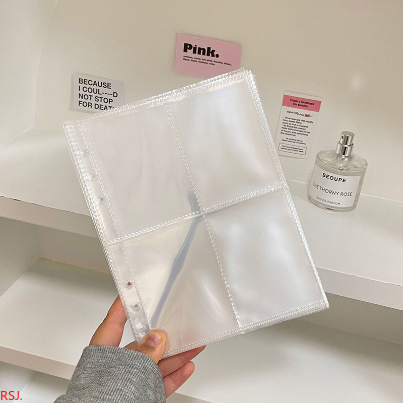 (rjs.)A5 Double Button Bound Bound Loose Leaf Notebook, Loose Leaf Fan Album, Loose Leaf Leaf, Loose