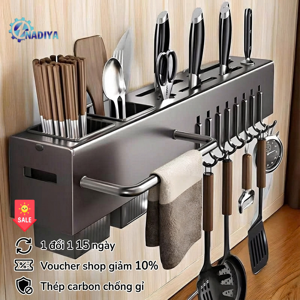 Giá Treo Dao Nhà Bếp Thép Carbon