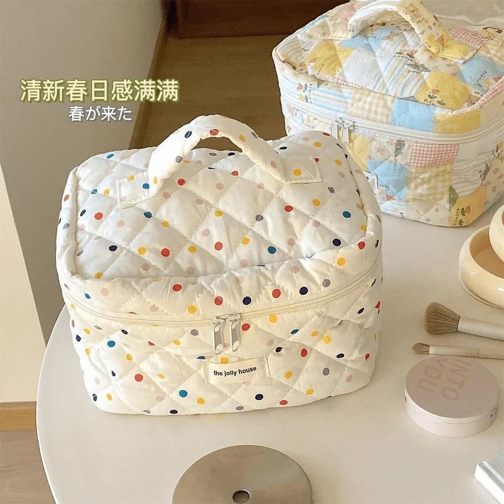 [Hàng mới về] Túi đựng mỹ phẩm nữ dung tích lớn Túi đựng mỹ phẩm phong cách mới Túi đựng đồ vệ sinh gấp di động Sản phẩm chăm sóc da