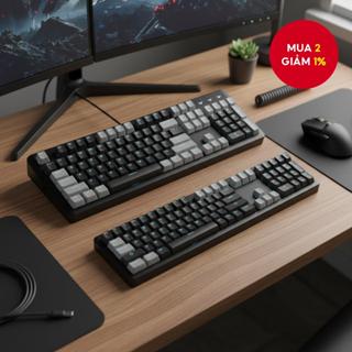   Keycap trong suốt cho bàn phím cơ có in chữ lớp tương thích với các bố cục phím 61 64 66 68 84 87 96 98 100 104. 