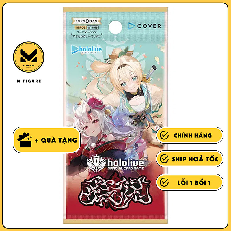 THẺ BÀI Hololive OFFICIAL CARD GAME - Ayakashi Vermillion - Booster Box (Hololive OFFICIAL)  PACK CA