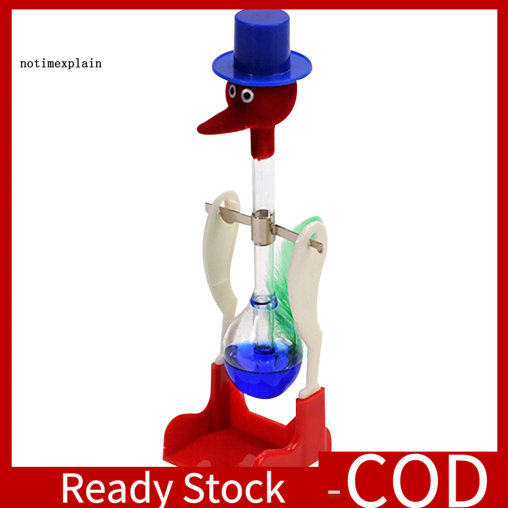 NTA Creative Non-Stop Liquid Drinking Glass Lucky Bird Duck Bobbing Magic Prank Toy