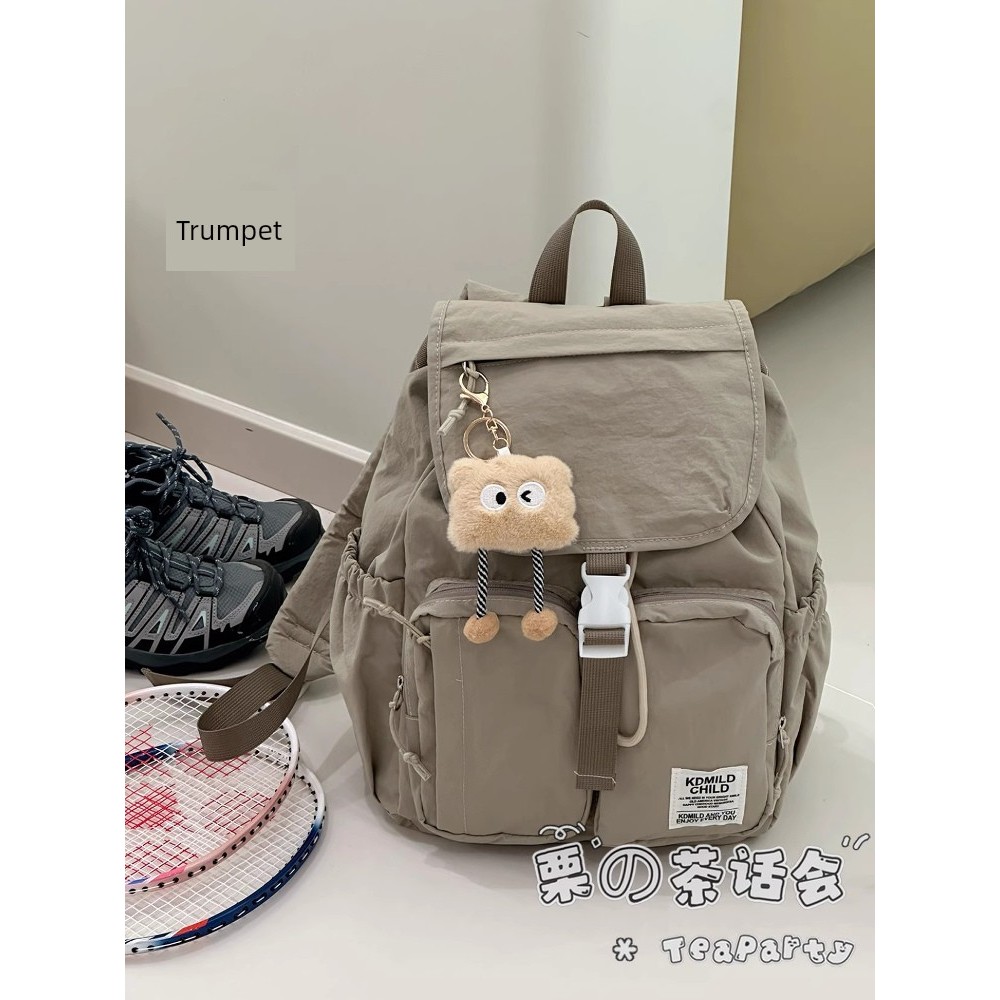 balo nữ mini cặp sách nữ Ba lô đi học nữ sinh viên đại học phong cách instagram ba lô đi bộ đường dà