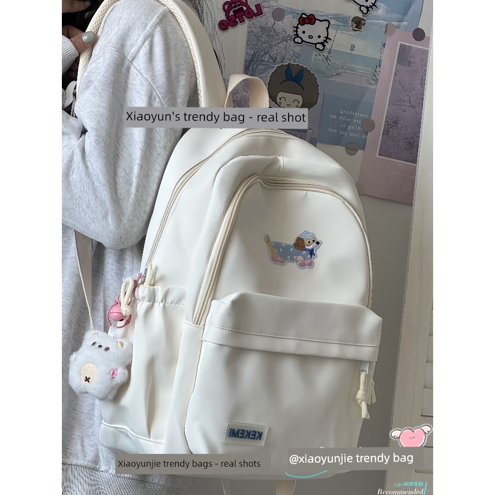 balo nữ hàn quốc cặp sách nữ Cặp sách mùa hè 2025 túi máy tính thích hợp dễ phối đồ cho nữ học sinh 