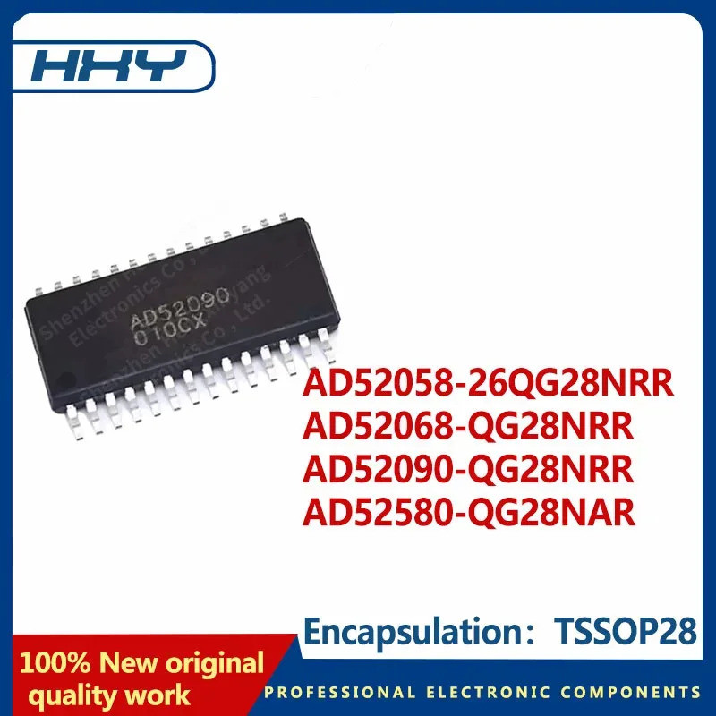 5 CHIẾC AD52058-26QG28NRR AD52068-QG28NRR AD52090-QG28NRR AD52580-QG28NAR TSSOP28 chip ic