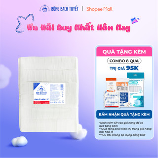  Bông y tế cắt Bạch Tuyết  7cm x 7cm  - 1Kg 