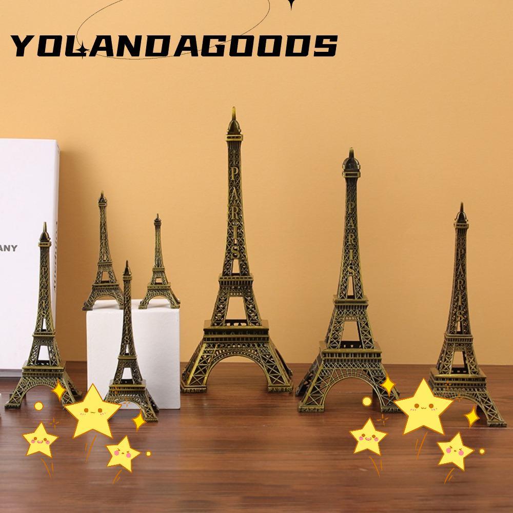 Tượng tháp Eiffel YOLA, Mô hình tháp Eiffel kim loại bằng đồng, có hộp 7 kích cỡ Thiết kế tinh tế Th
