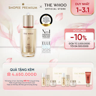   THE WHOO OFFICIAL  Tinh chất tự sinh chống lão hóa thế hệ thứ 4 THE WHOO Bichup Ultimate Recovery Youth Serum 50ml 