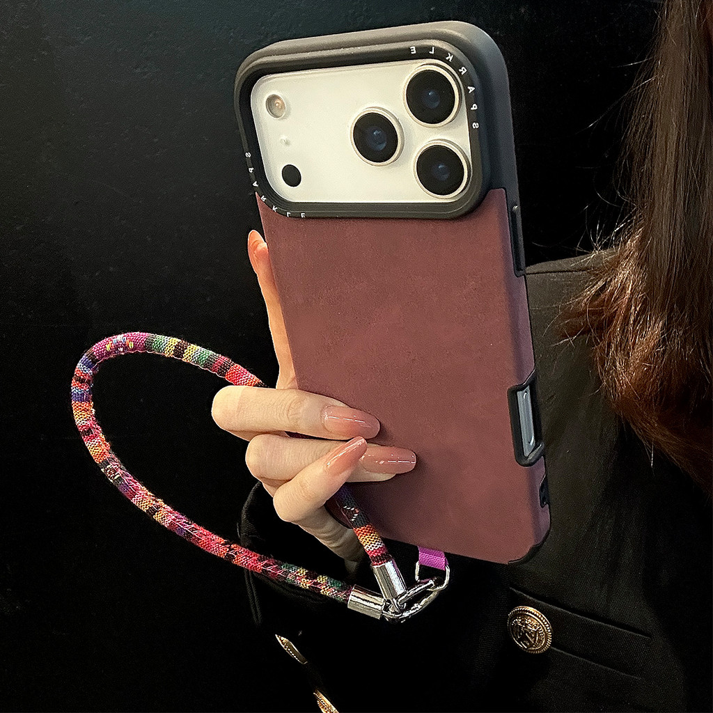 Ốp Lưng Dây Retro Cho IPhone 17 Pro Max Ốp Lưng iPhone All Series Dành Cho iPhone 16 Pro Max Ốp Lưng