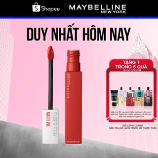  Son Kem Lì 16h Lâu Trôi Maybelline New York Super Stay Matte Ink City Edition Lipstick 5ml 