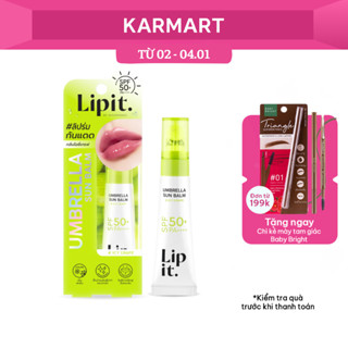 Son Dưỡng Môi Chống Nắng Có Màu LIP IT SPF50+ PA++++ 8g Hỗ Trợ Dưỡng Ẩm Và Bảo Vệ Môi Umbrella Sun Balm 