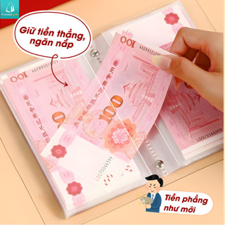 Túi đựng tiền bằng da mềm, ví, phong bì gửi tiền, dung tích lớn, chống thấm nước, chống bẩn và chống mài mòn.