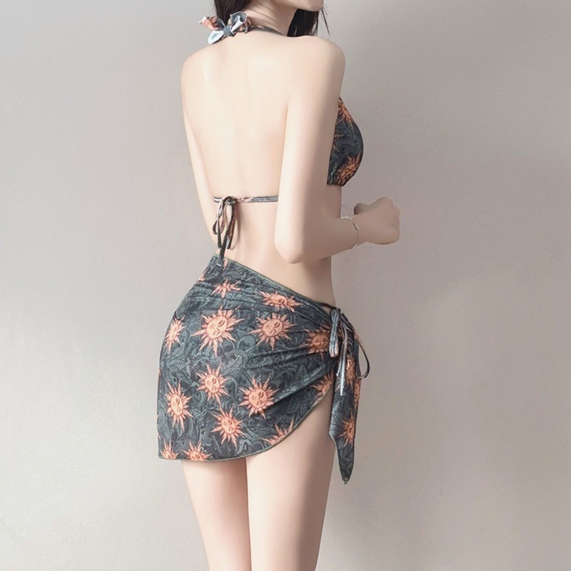 Bikini mới 2026 in hình mặt trời cho nữ, phù hợp với kỳ nghỉ tại châu Âu và Mỹ, trang phục bãi biển cao cấp. | BigBuy360 - bigbuy360.vn