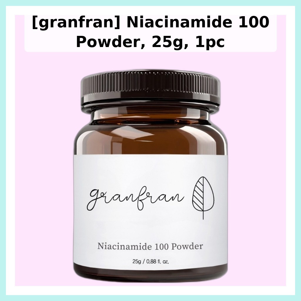 [granfran] Bột Niacinamide 100, 25g, 1pc / Bột Niacinamide Hàn Quốc / Chăm sóc da DIY / Chính hãng 1