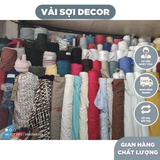 Vải linen bột cacs màu , vải may mặc váy, áo vải làm rèm vintage khổ vải 1,4m