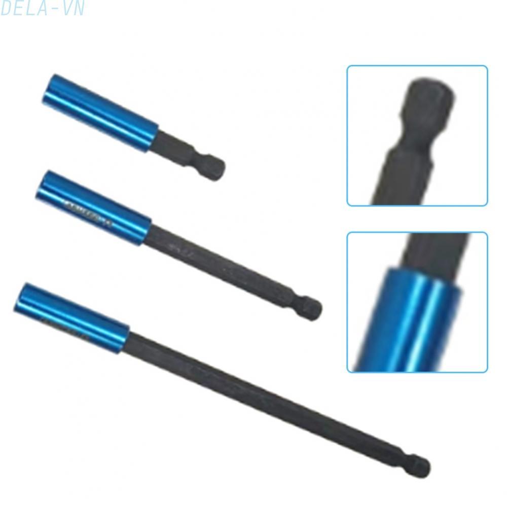 Chrome Vanadium Steel Extension Rod for 1/4 inch Hex Shank Bits 60mm 100mm 150mm#DELA