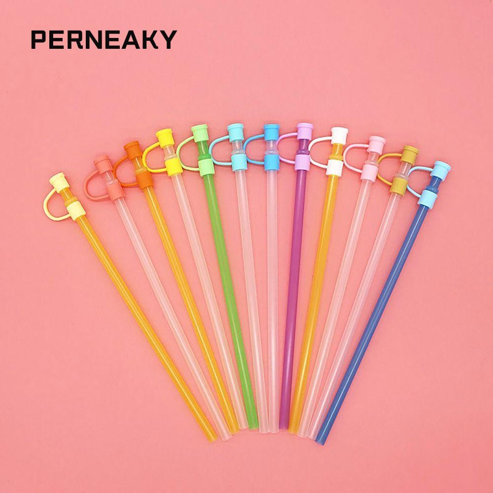 PERNEAKY Ống Hút Topper, Nắp Niêm Phong Tốt Bảo Vệ Ống Hút Vỏ, Nhỏ Gọn Chống Bụi 8 Mm Đầu Ống Hút Nắ