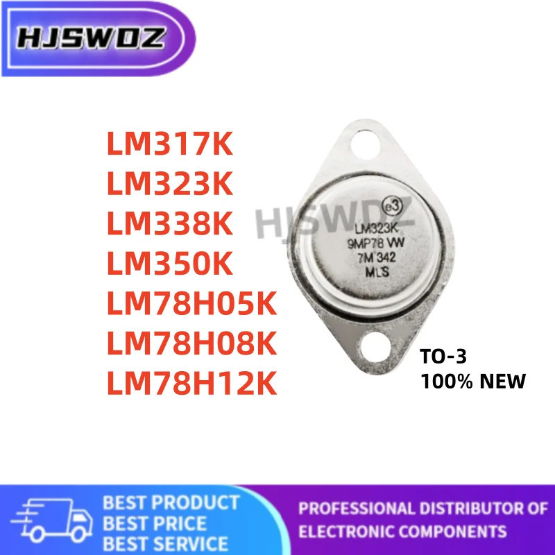5 CÁI TO-3 LM78H08K LM78H12K LM338K LM78H05K LM317K LM323K LM350K ống điện 1AJF