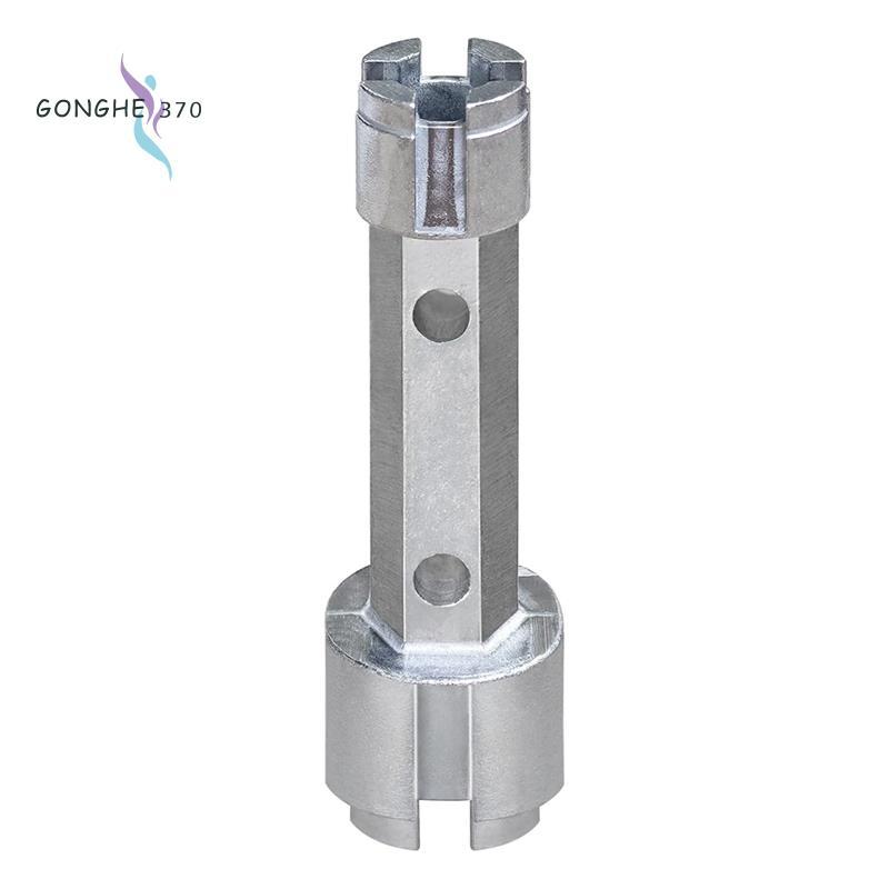 Công cụ loại bỏ cờ lê thoát nước bồn tắm Cờ lê Dumbell hai đầu Nhôm nặng