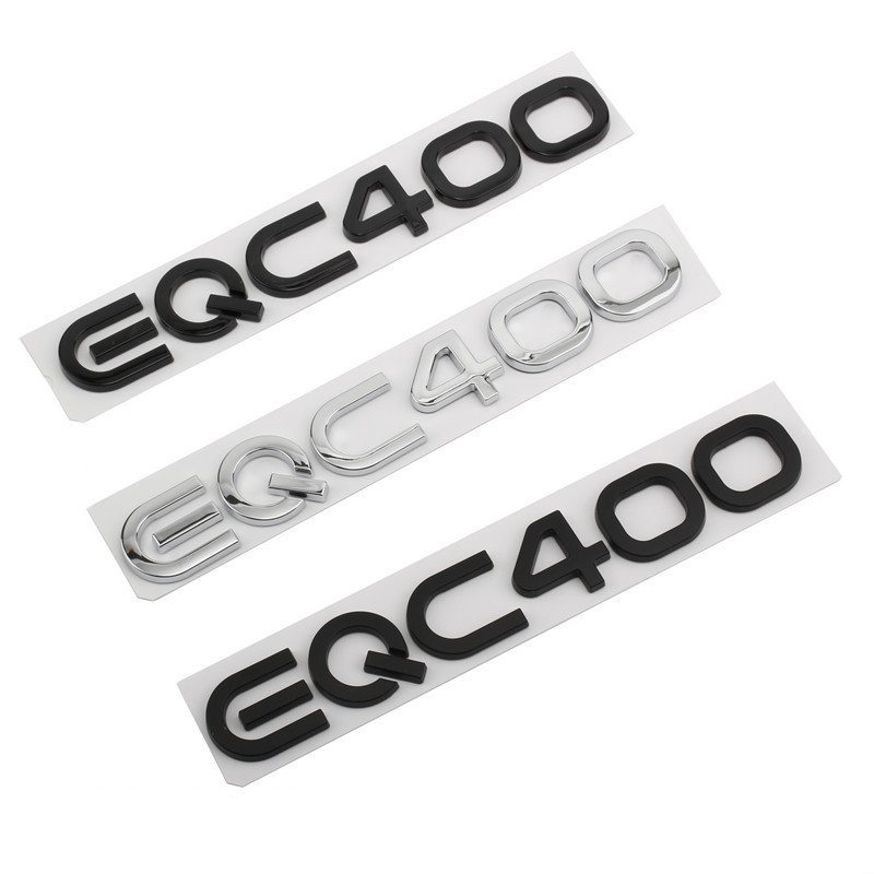 Thích Hợp Cho Mới Mercedes-Benz Benz EQC400 Logo Ô Tô Bốn Bánh Lái Đuôi Logo Sửa Đổi Thân Xe Phía Sa