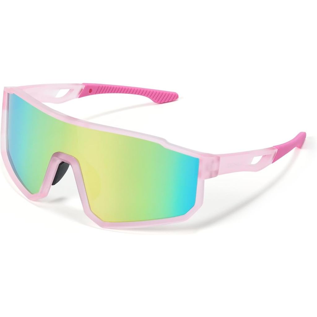 Polarized Sports Sunglasses for Men Women, Sunglasses for Teens Baseball, Biking, Cycling with UV400