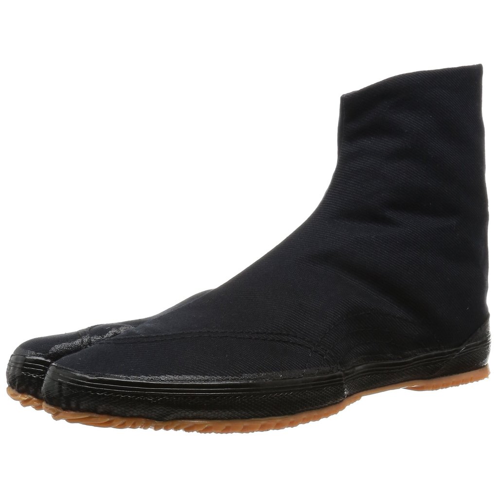 Margo Unisex Black Tabi Shoes for Construction and Agriculture - Quick Fit 5 Layers (Various Sizes)