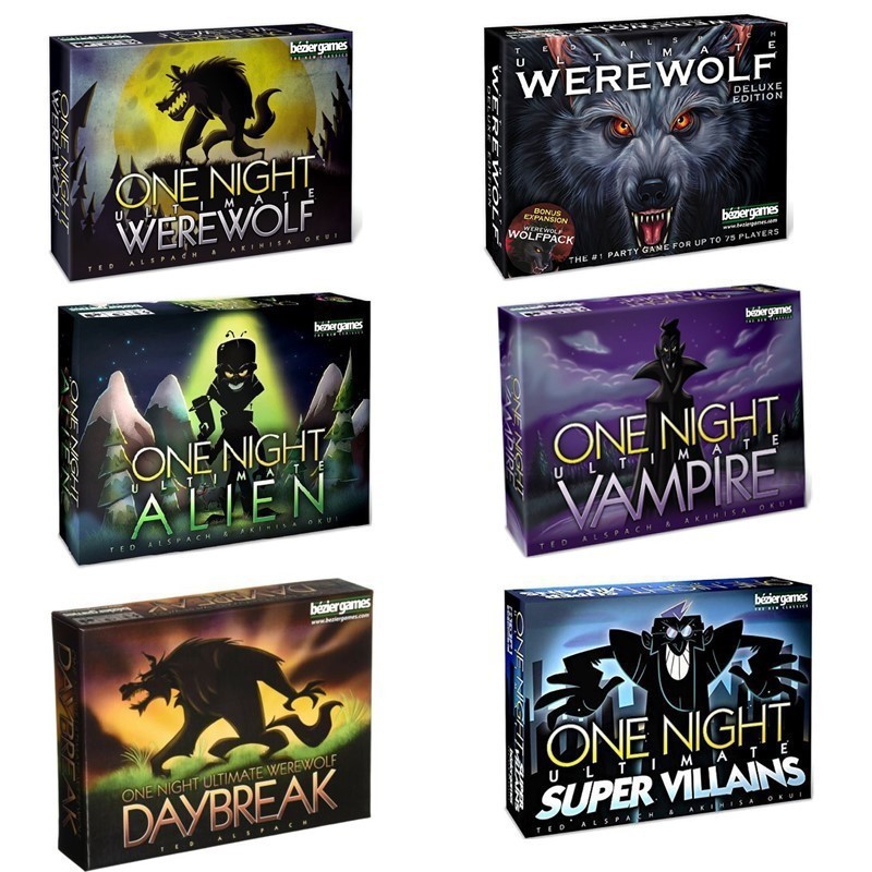 Phiên bản tiếng Anh Board Game Toy One Night Ultimate Werewolf Overnight Werewolf tbsgk Two-Suke Dim