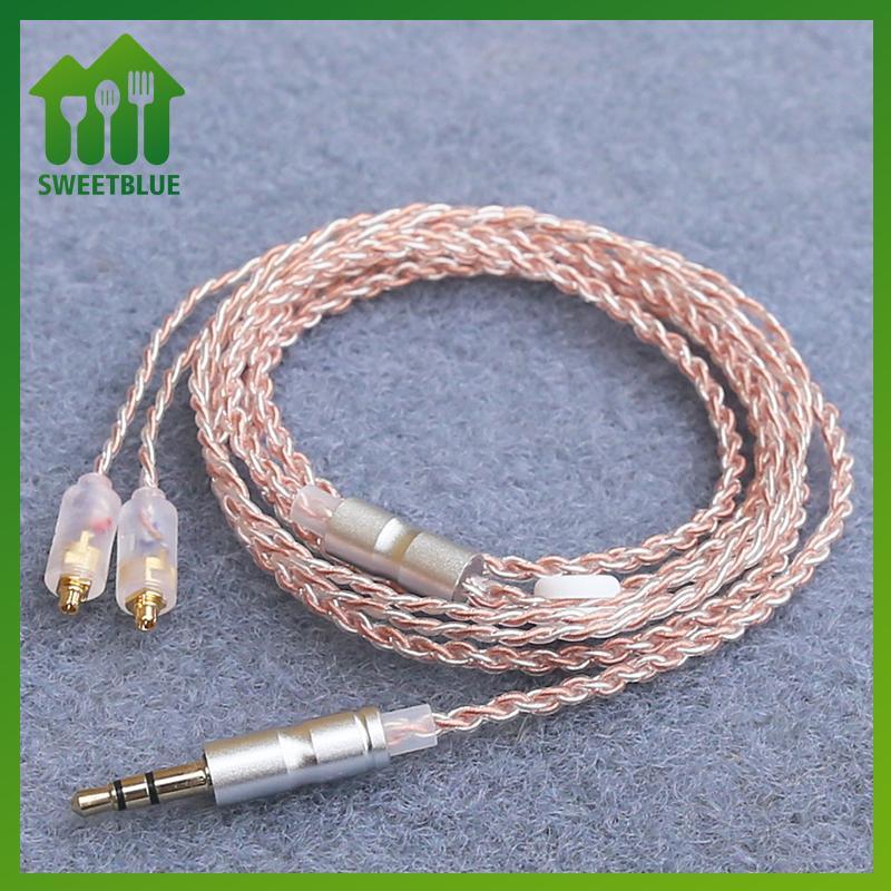 Cáp nâng cấp tai nghe SWEET HiFi MMCX 3.5mm 1.2m Cáp lõi mạ bạc cho Sennheiser IE200 / IE300 / IE600