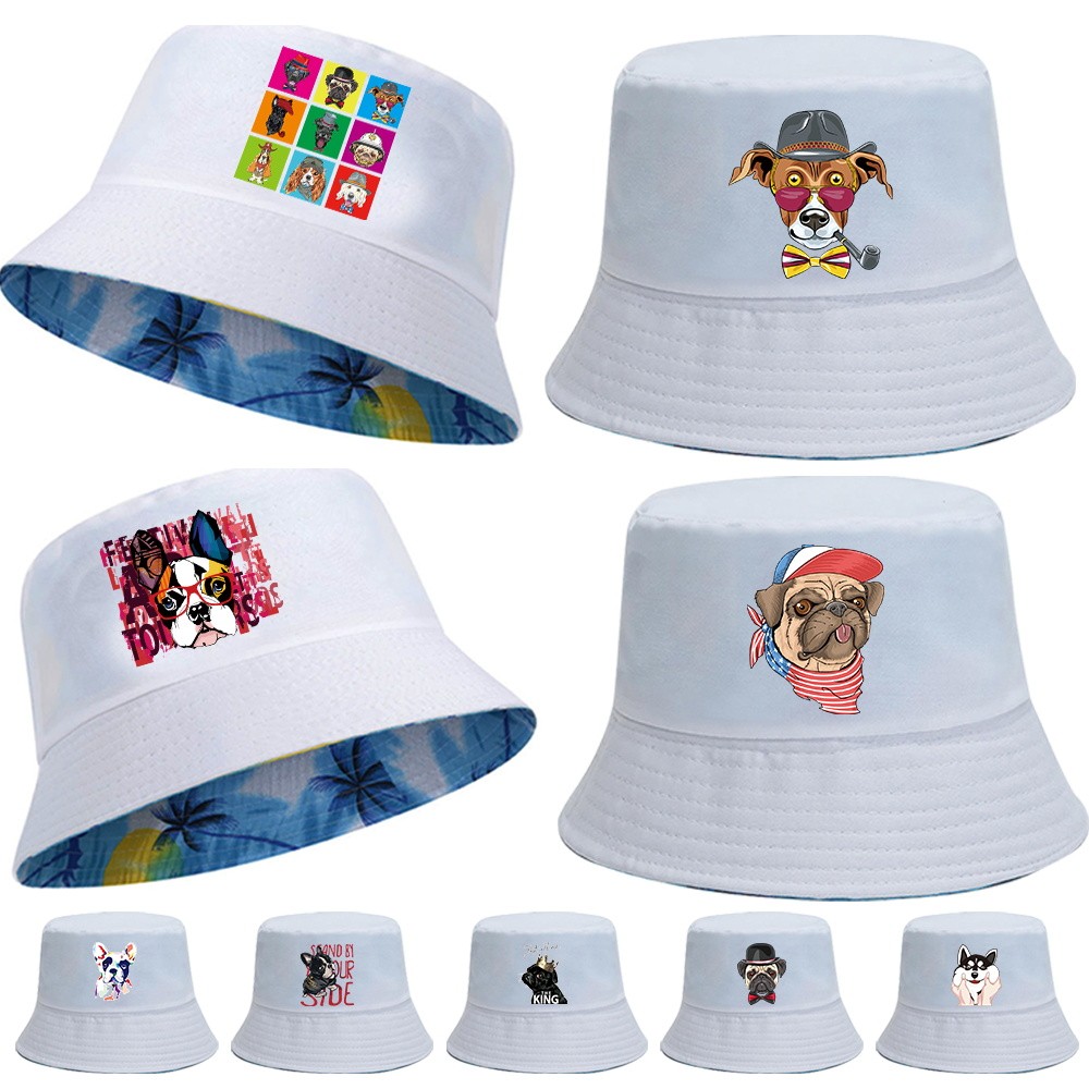 Double-sided wear Best seller Hiking trekking hat UV protection Cotton Fashionable fisherman hat Sun