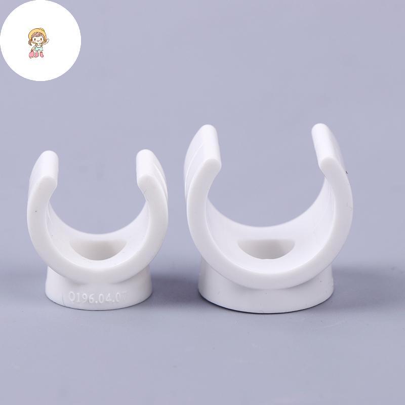 TWE 20 Chiếc 20 Mm PVC Ống Nước Kẹp Kẹp Đầu Nối Phù Hợp Cho 0.5 / 0.79 Inch OD Khay TV Ống Móc Treo 